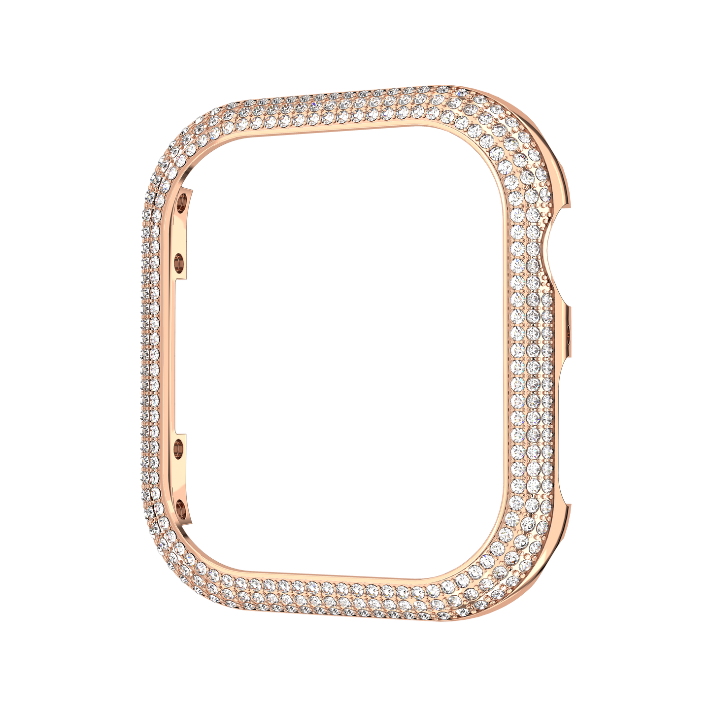 Swarovski Sparkling case, For Apple Watch® Series 7, 41 mm, Rose gold tone