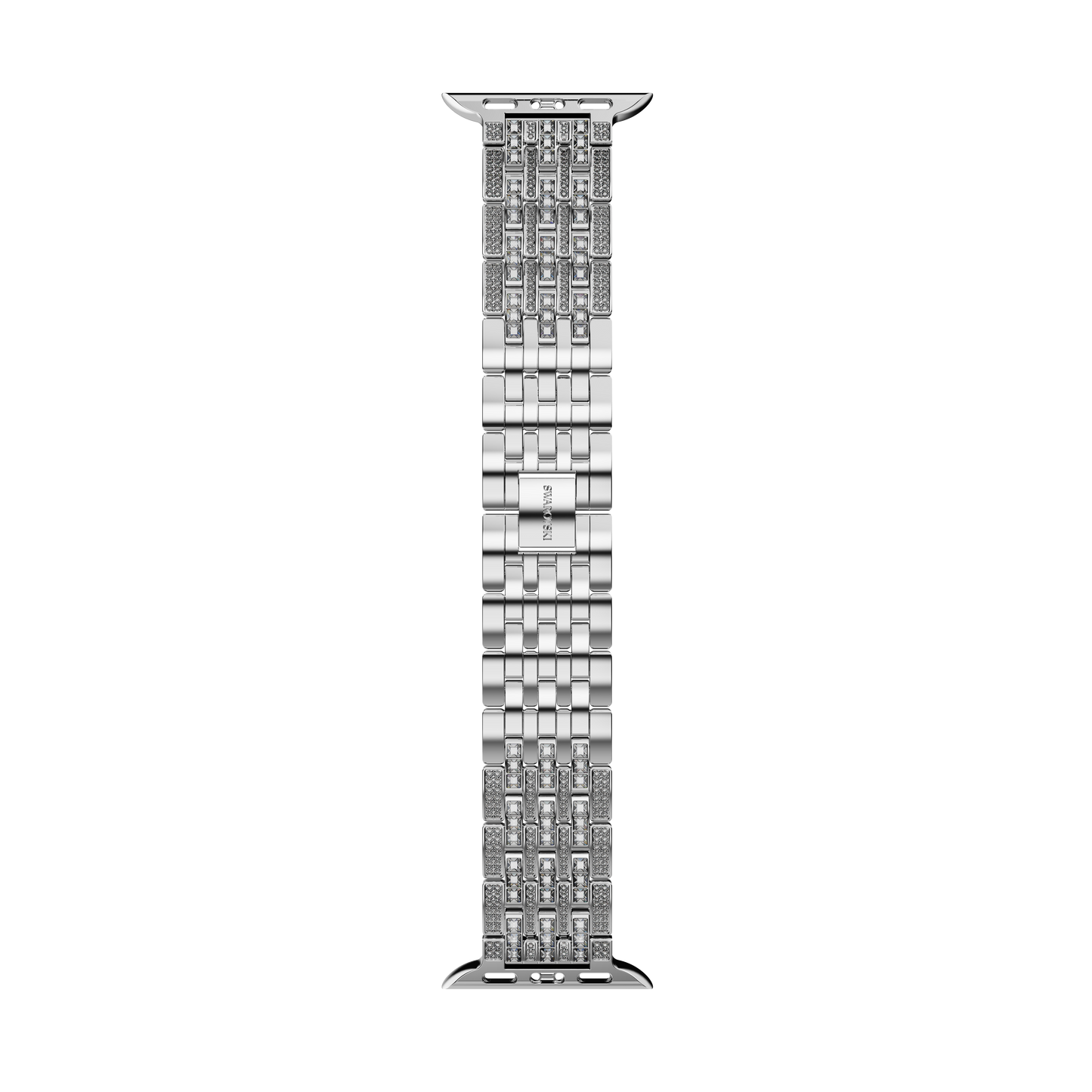 Swarovski Sparkling princess strap, For Apple Watch® 40mm & 41mm, Silver tone, Stainless steel