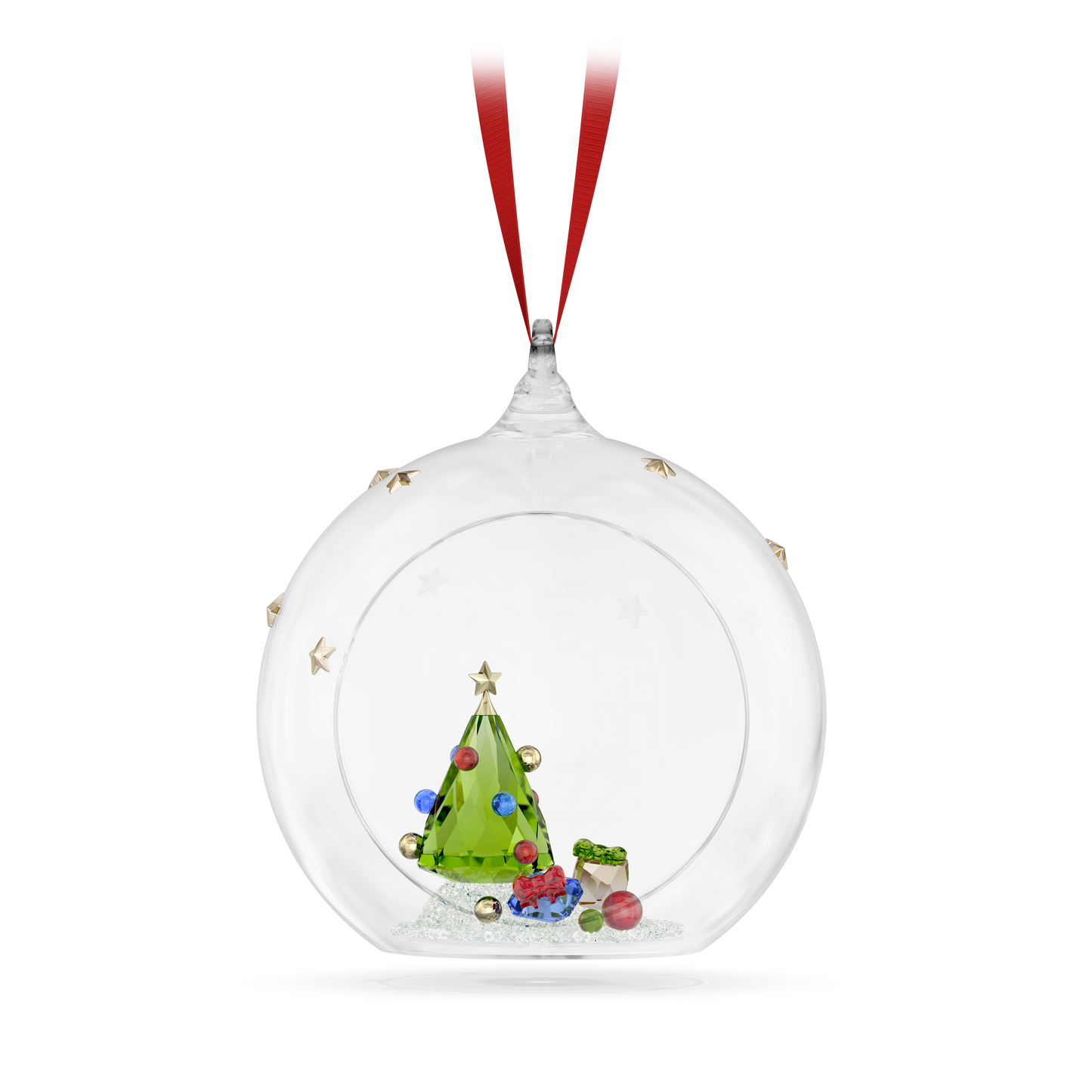 Swarovski Holiday Cheers Tree and Gifts Ball Ornament