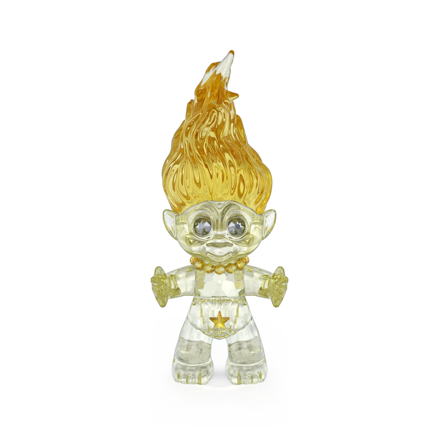 Swarovski Good Luck Trolls Troll, Yellow