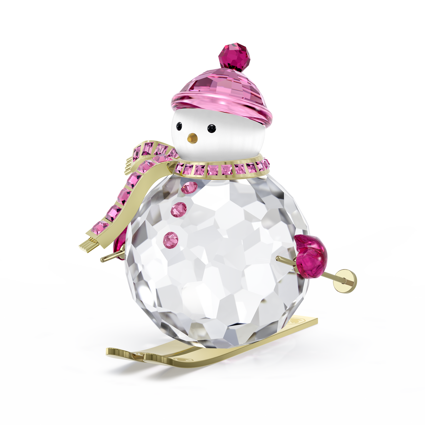 Swarovski Holiday Cheers Dulcis Snowman, Pink