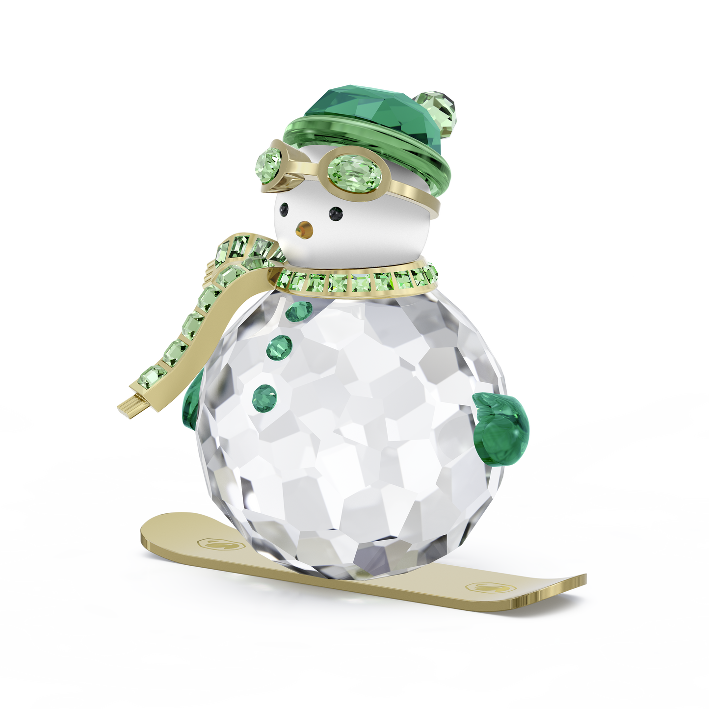 Swarovski Holiday Cheers Dulcis Snowman, Green