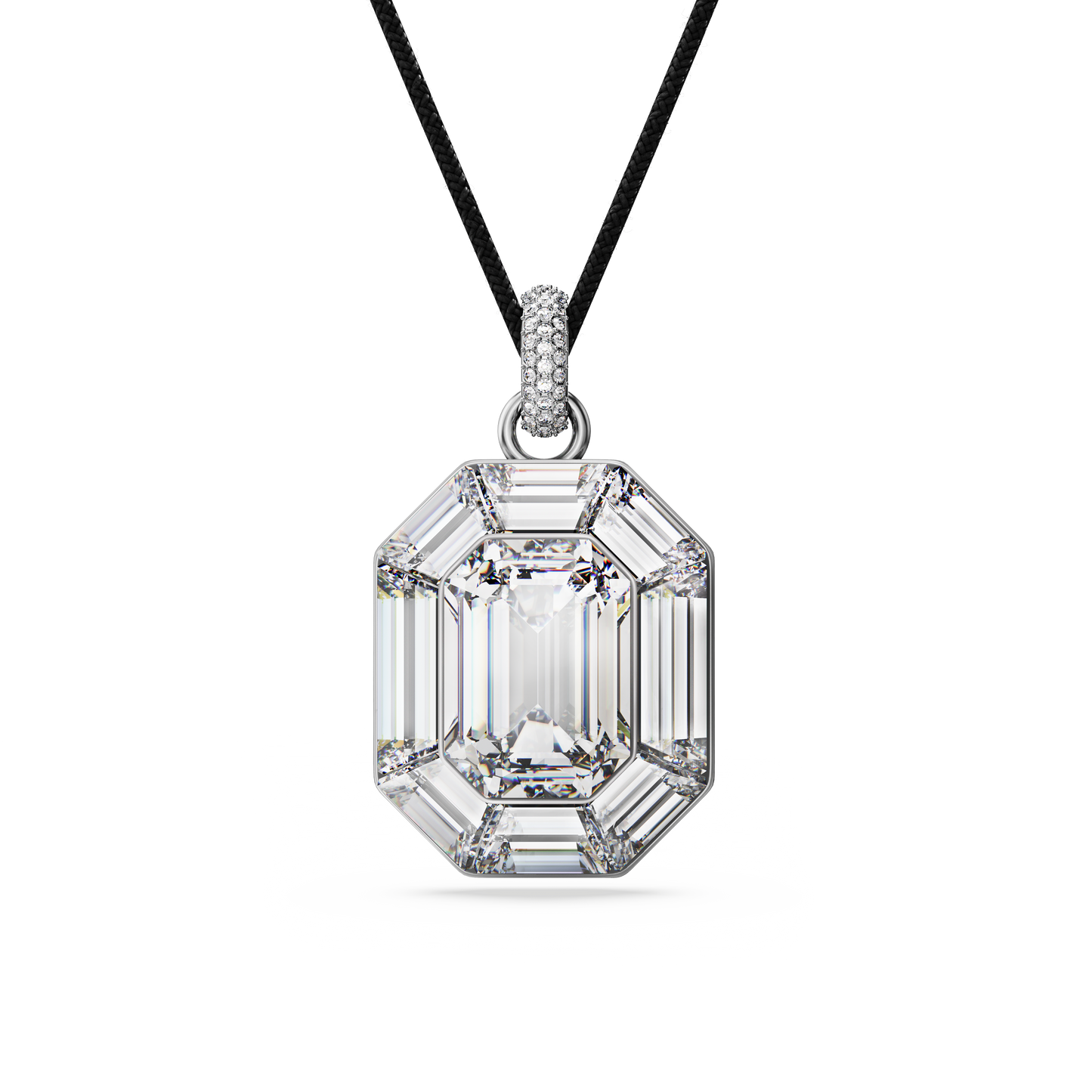 Swarovski Lucent pendant, Octagon cut, White