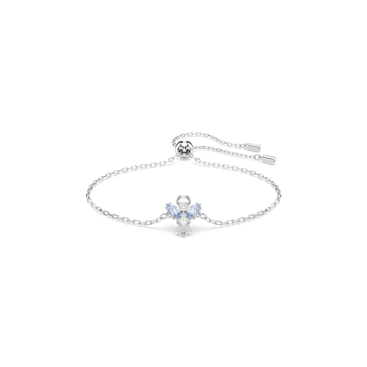 Magic bracelet, Angel, Blue, Rhodium plated