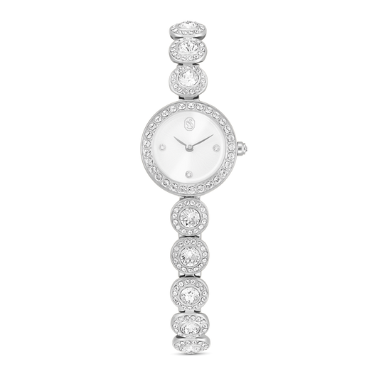 Una Angelic watch, Crystal bracelet, Silver tone, Stainless steel