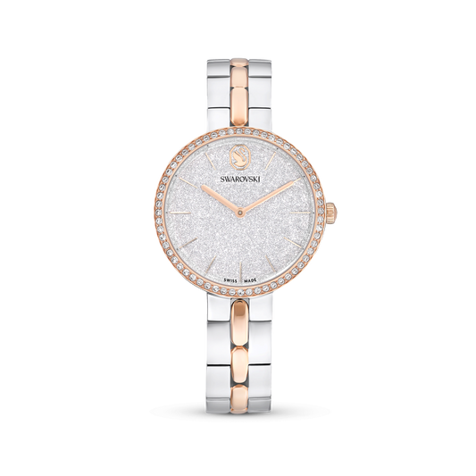 Cosmopolitan watch, Swiss Made, Metal bracelet, Silver tone, Mixed metal finish