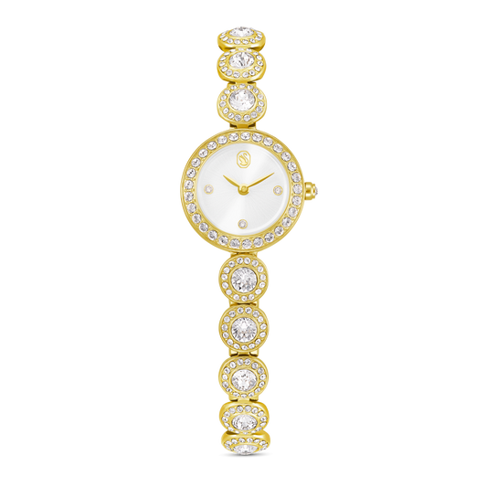 Una Angelic watch, Crystal bracelet, Gold tone, Gold-tone finish