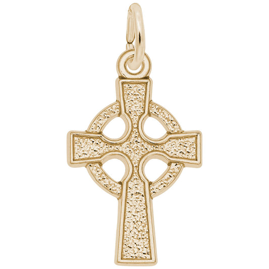 Celtic Cross Charm - Elegant Religious Jewelry for Faith & Style 6147