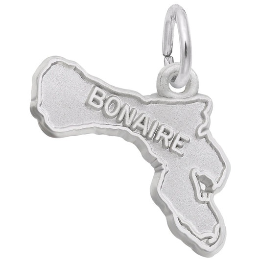 Bonaire Map Charm