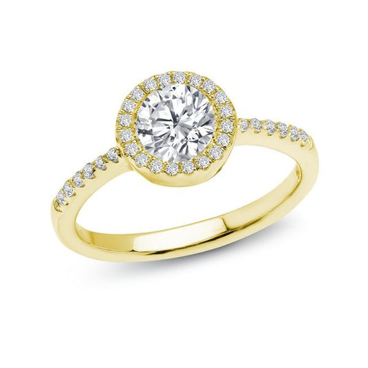 Lafonn 1.15 CTW Halo Engagement Ring Size 7