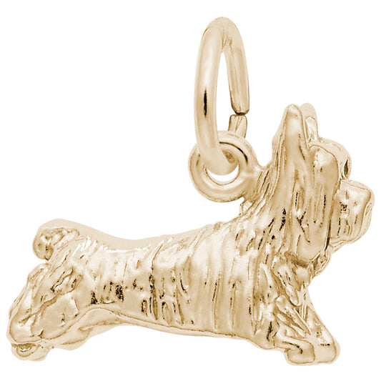 Adorable Terrier Dog Charm for Pet Lovers - High-Quality Jewelry 6323