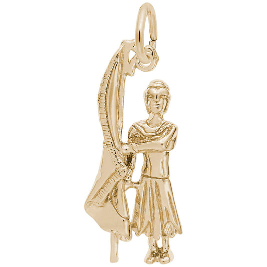 Color Guard Charm - Dance Arts Music Entertainment Jewelry 6345