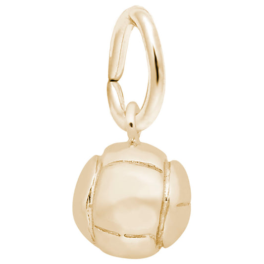 Volleyball Accent Charm for Sports Jewelry - Rembrandt Charms 6349