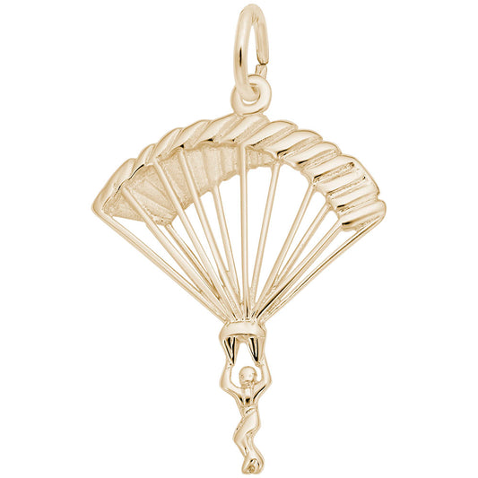 Patriotic Parachutist Charm for Hobbies and Professions Jewelry 6390