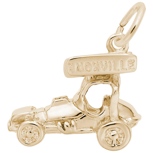 Knoxville Sprint Car Charm - Unique Travel Souvenir Jewelry 6441