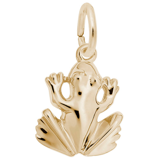 Charming Frog Garden Charm for Home Decor - Rembrandt Charms 6484