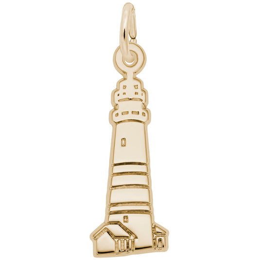 Boston Harbor Lighthouse Charm - Nautical Jewelry for Sailors 6573
