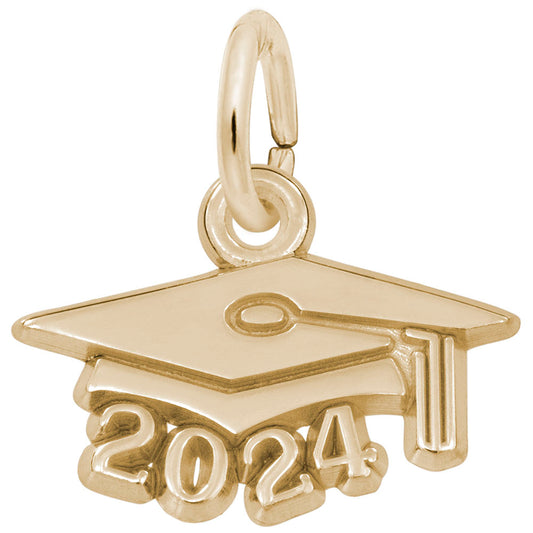 2024 Graduation Cap Charm - Celebrate Your Achievement in Style 6754