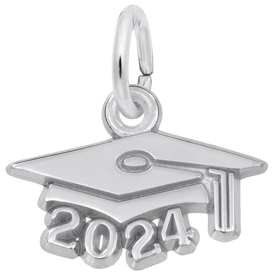 2024 Graduation Cap Charm - Celebrate Your Achievement in Style 6754