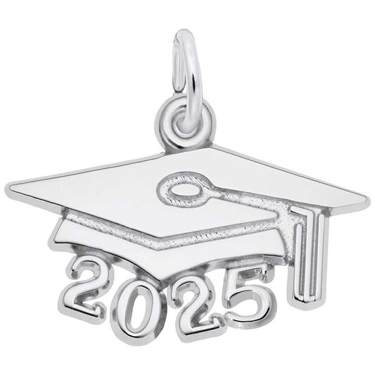 2025 Large Graduation Cap Charm - Celebrate Your Achievement 6925