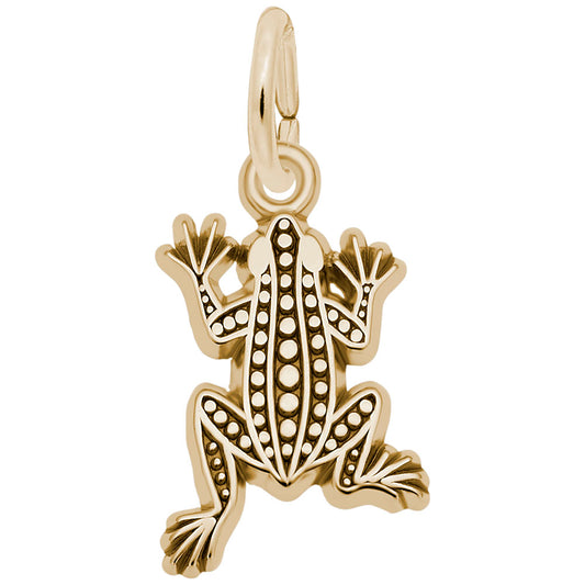 Flat Leopard Frog Charm for Home & Garden Decor - Rembrandt 7768