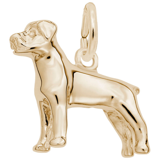 Rottweiler Dog Charm - Adorable Pet Jewelry for Dog Lovers 7780