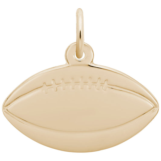 Buffalo Flat Football Charm - Travel Souvenir Jewelry Gift 7787