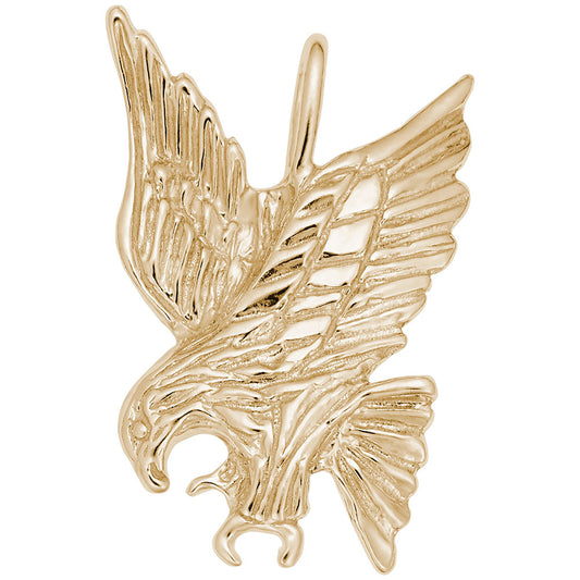 Elegant Eagle Pendant Charm for Animal Lovers - Rembrandt Charms 7817
