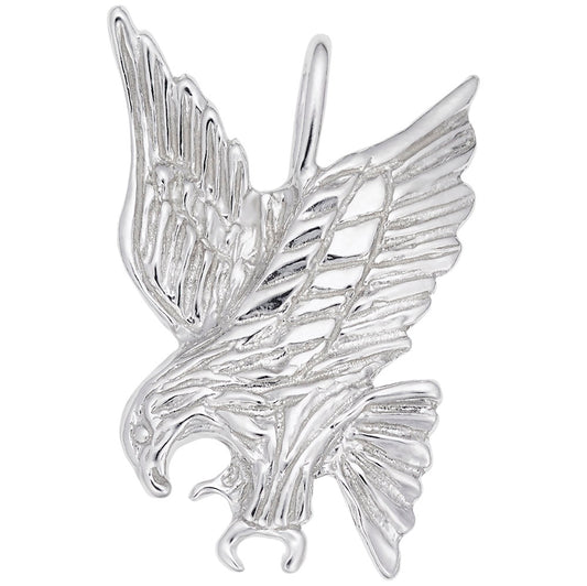 Elegant Eagle Pendant Charm for Animal Lovers - Rembrandt Charms 7817