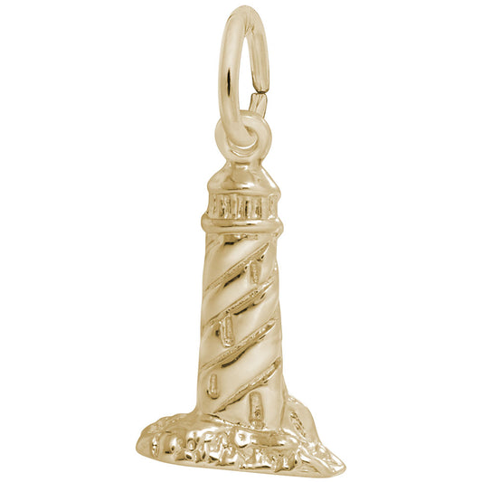 Peggy's Cove Lighthouse Charm - Nautical Jewelry for Ocean Lovers 7836