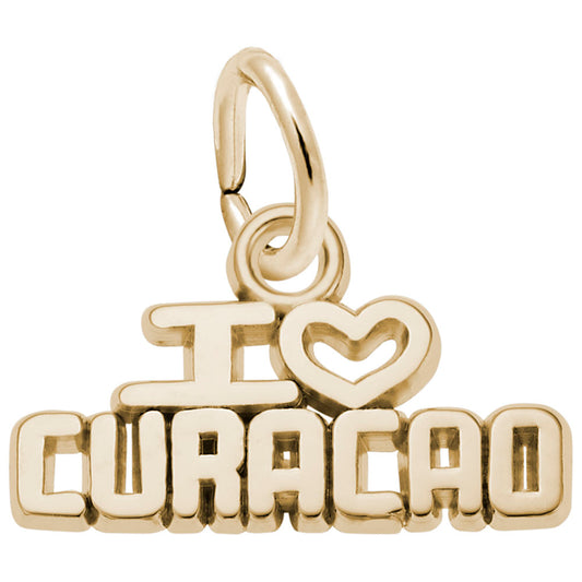 I Love Curacao Charm - Unique Travel Souvenir for Island Lovers 7865