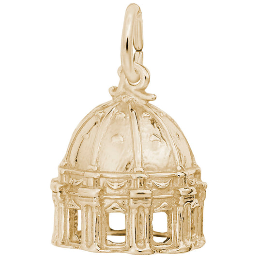 St. Peter's Basilica Cupola Charm - Travel Landmark Jewelry 8166