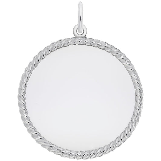 Large Rope Disc Charm
