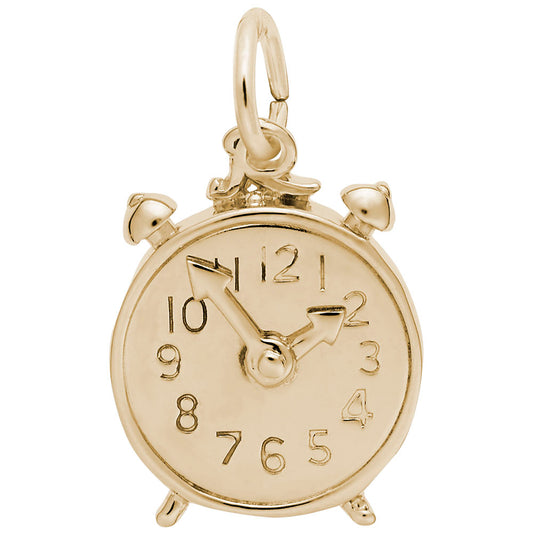 Fall Alarm Clock Charm - Timeless Autumn Jewelry for Collectors 8190