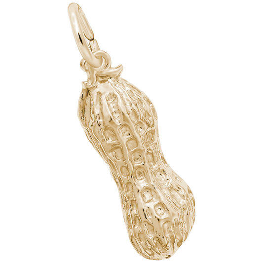 Baseball Peanut Charm - Unique Sports Jewelry for Fans & Collectors 8195