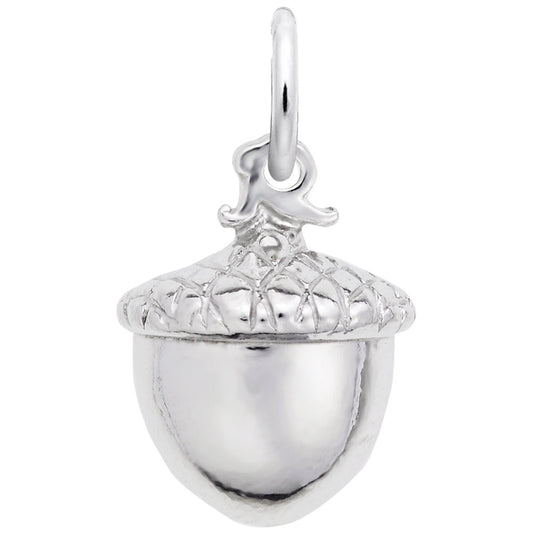 Autumn Acorn Charm - Elegant Fall Jewelry for Nature Lovers 8218