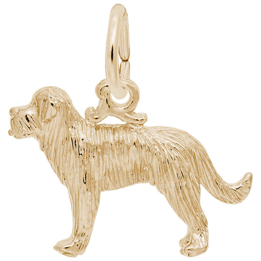 St. Bernard Dog Charm - Adorable Pet Jewelry for Dog Lovers 8235
