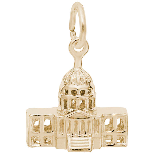 United States Capitol Building Charm - Travel Souvenir Jewelry 8251