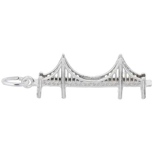 Golden Gate Bridge with Cables Charm