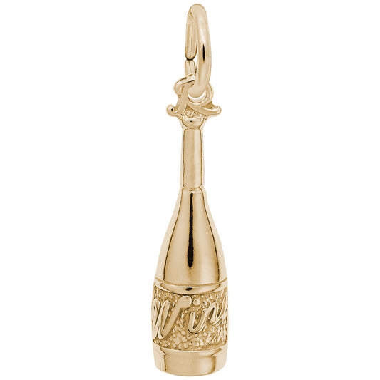Elegant Wine Bottle Charm for Wedding Celebrations & Gifts 8258
