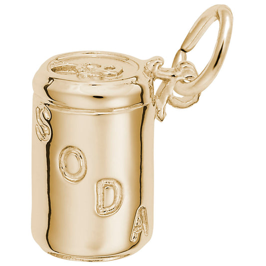 Charming Soda Can Pendant - Unique Beverage Jewelry for Collectors 8266