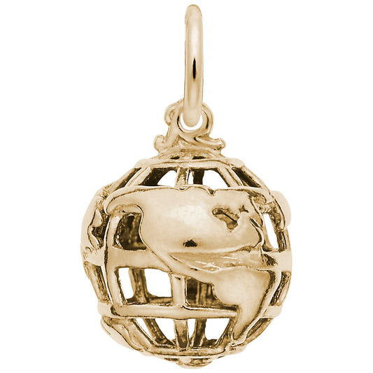 World Globe Charm for Travel Lovers - Perfect Souvenir Gift 8281