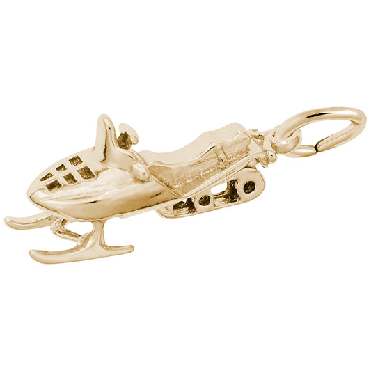 Buffalo Snowmobile Charm for Travel Lovers - Rembrandt Charms 8289