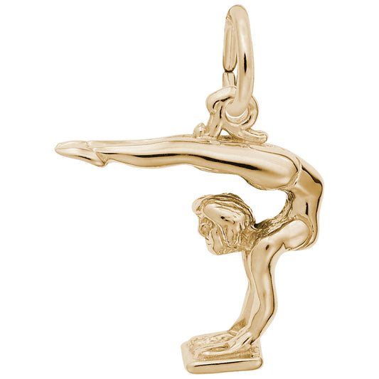 Vaulting Gymnast Charm - Perfect Gift for Gymnastics Lovers 8330
