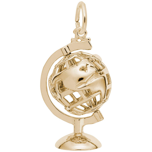 International Base Globe Charm for Travel Lovers - Rembrandt 8334