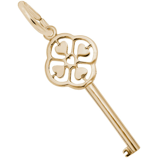 Key to My Heart Charm - Perfect Gift for Home & Garden Lovers 8408