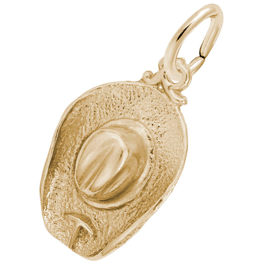 Telluride Cowboy Hat Charm - Unique Travel Souvenir Jewelry 8458