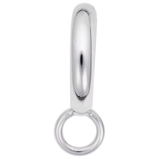 Polished Circle Charmdrop