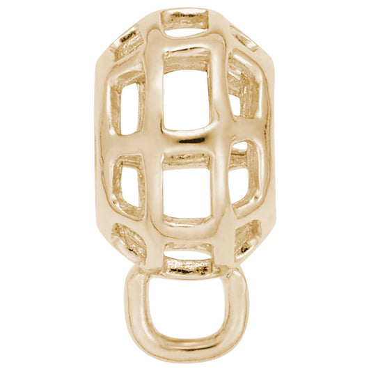 Elegant Caged Charm Drop Bead Bracelet for Unique Style 9188