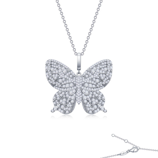 Lafonn Butterfly Pendant Necklace